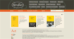 Desktop Screenshot of editions-verdier.fr