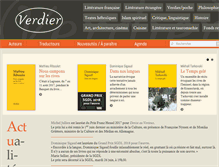 Tablet Screenshot of editions-verdier.fr